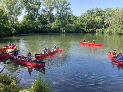 Adventure Camp VBS Canoeing