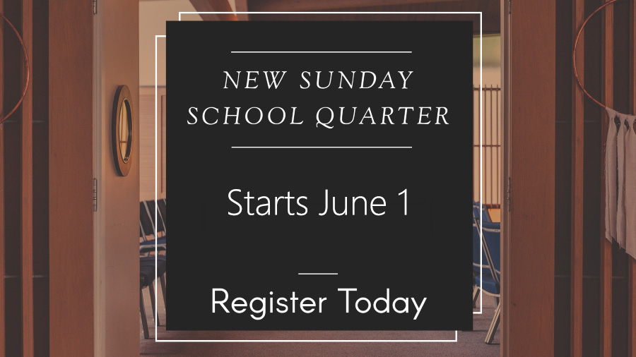Sunday School - Summer 2025
